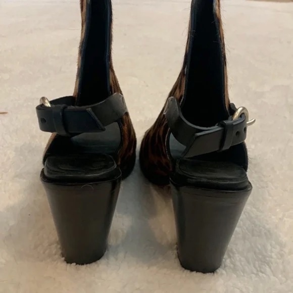 Rag and Bone Calf Hair Animal Print Boots - Picture 4 of 5